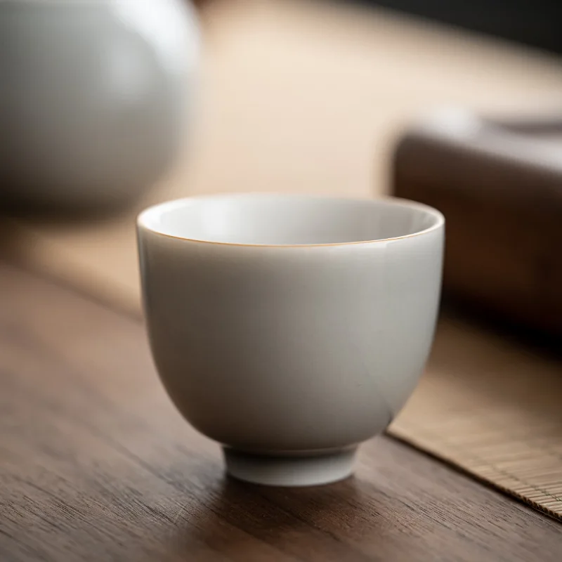 كوب زجاجي رمادي ثلجي على الطري - مراجعة Japanese Pottery وسعره