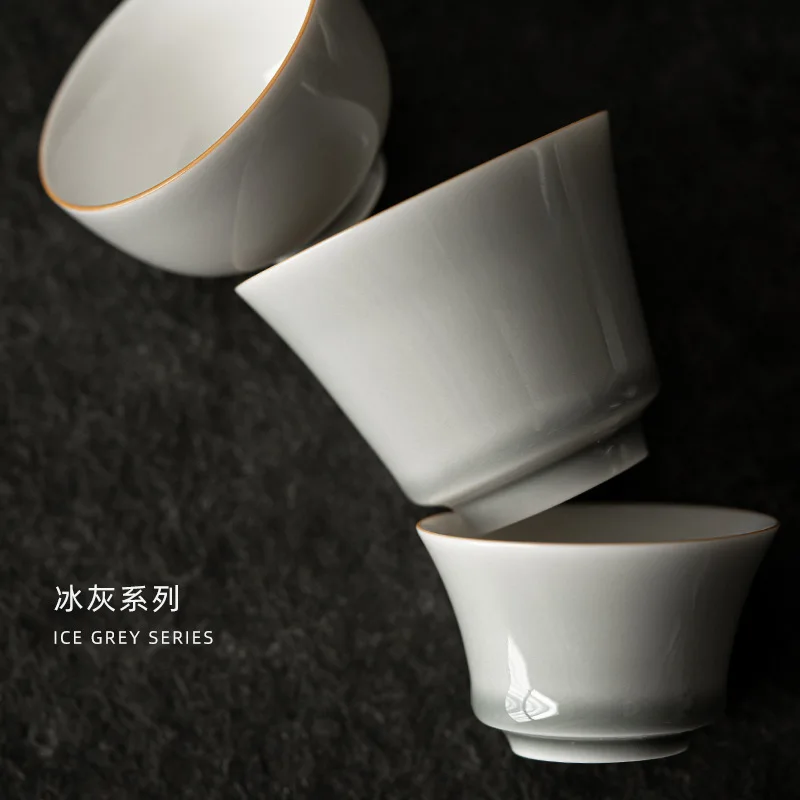 كوب زجاجي رمادي ثلجي على الطري - مراجعة Japanese Pottery وسعره