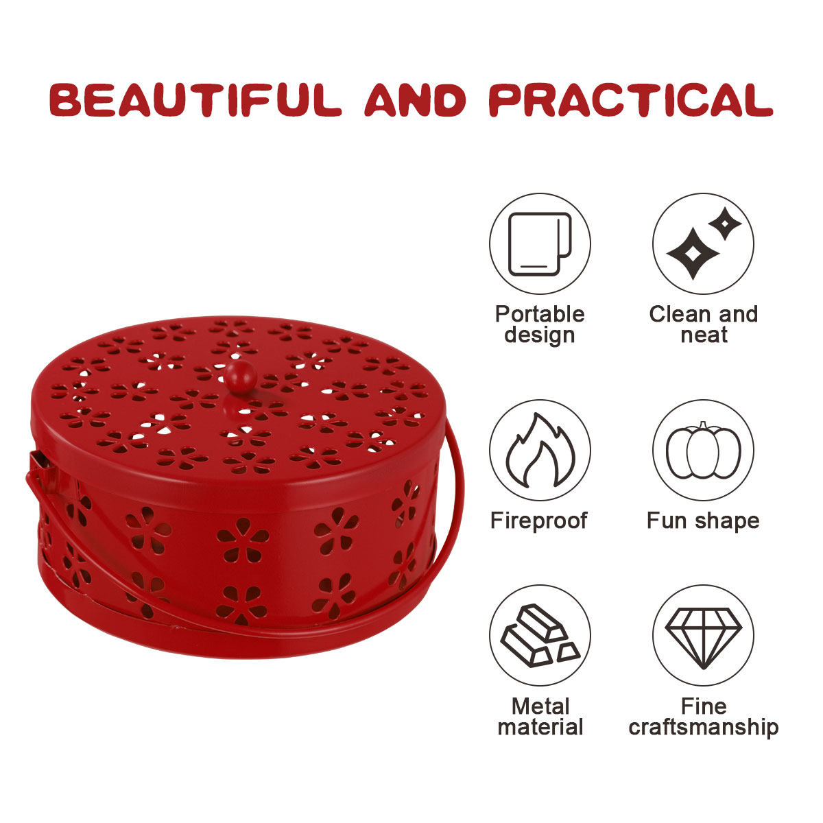 علبة معدنية مقاومة للحريق بتصم - مراجعة Incense Holder وسعره